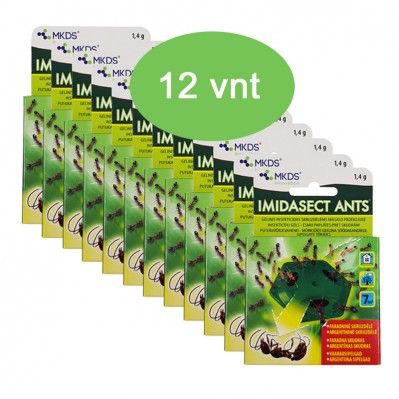 Imidasect Ants 1,4 g, gelinis insekticidas skruzdėms naikinti, MAXI pak. (kaina nurodyta 1 vnt.)